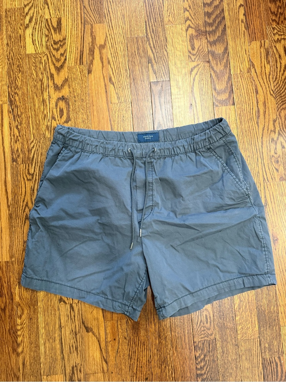 American Eagle Outfitters Men's Drawstring Shorts - Slate Blue